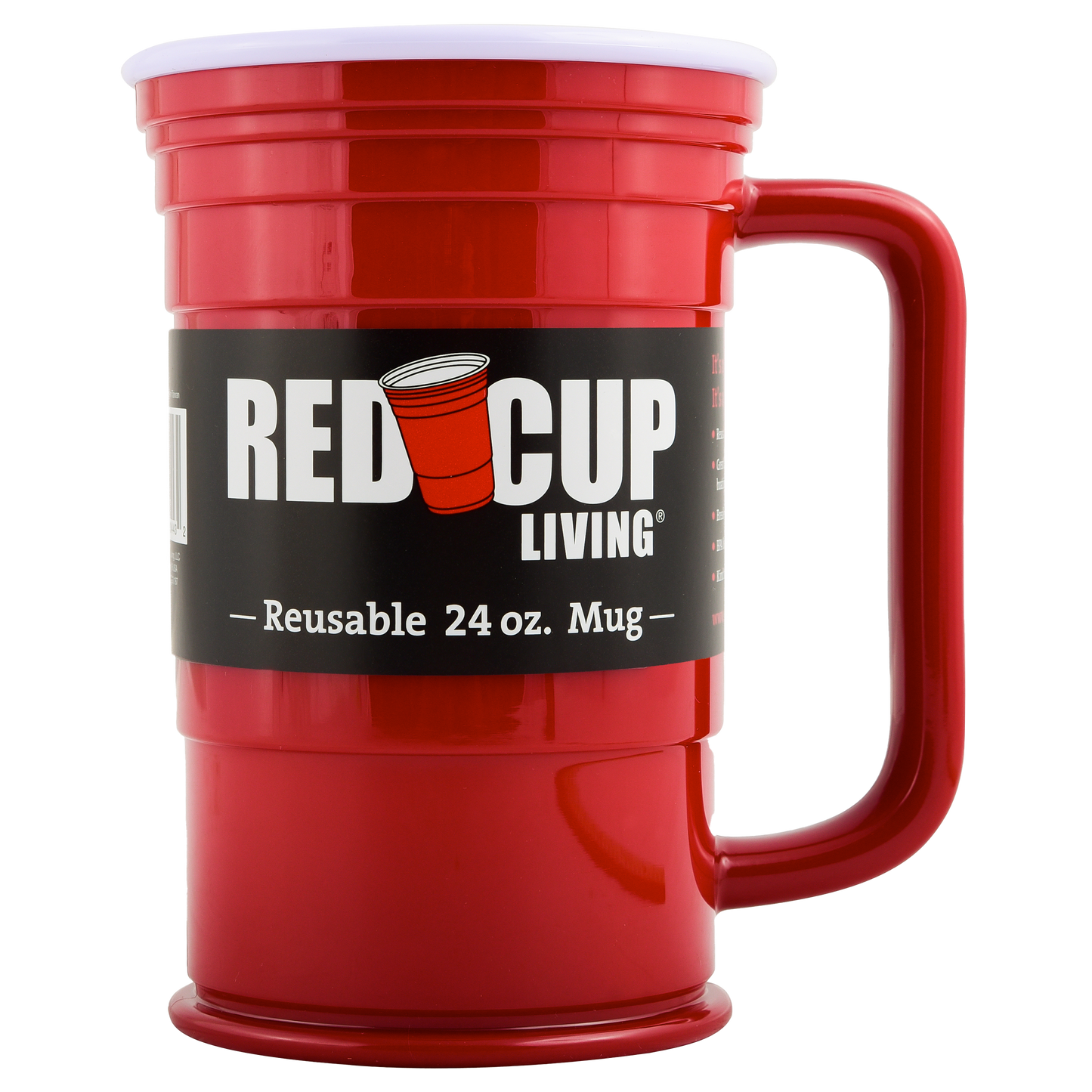 24oz Reusable Plastic Beer Mugs | Durable & Unbreakable, BPA Free | Perfect for Parties, Camping & Outdoors