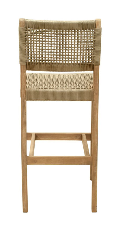 Corde Olefin Fabric Outdoor Barstool