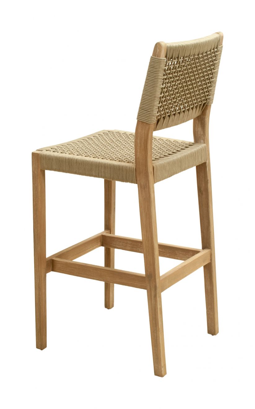 Corde Olefin Fabric Outdoor Barstool