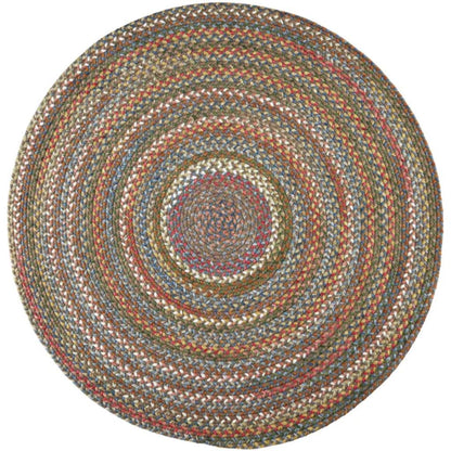 Country Jewel Braided Round Reversible Outdoor Area Rugs
