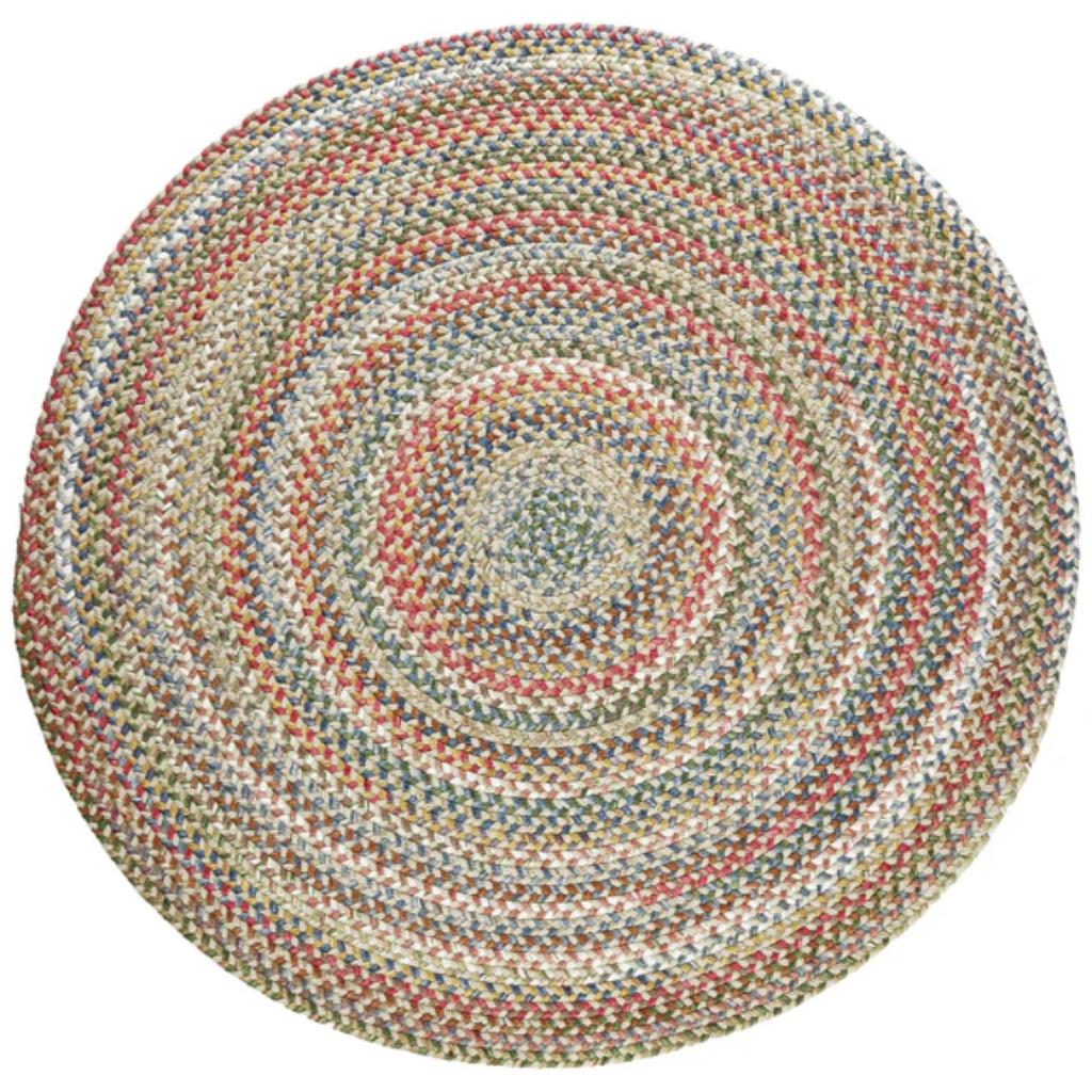 Country Jewel Braided Round Reversible Outdoor Area Rugs