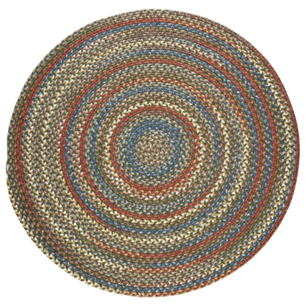 Country Jewel Braided Round Reversible Outdoor Area Rugs