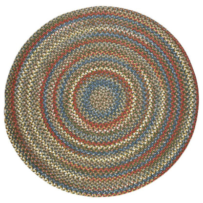 Country Jewel Braided Round Reversible Outdoor Area Rugs