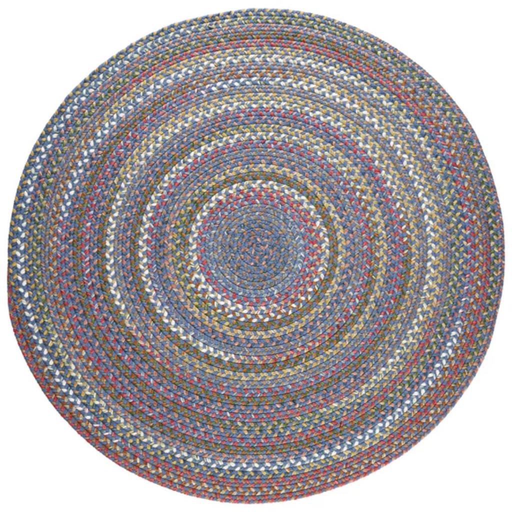Country Jewel Braided Round Reversible Outdoor Area Rugs