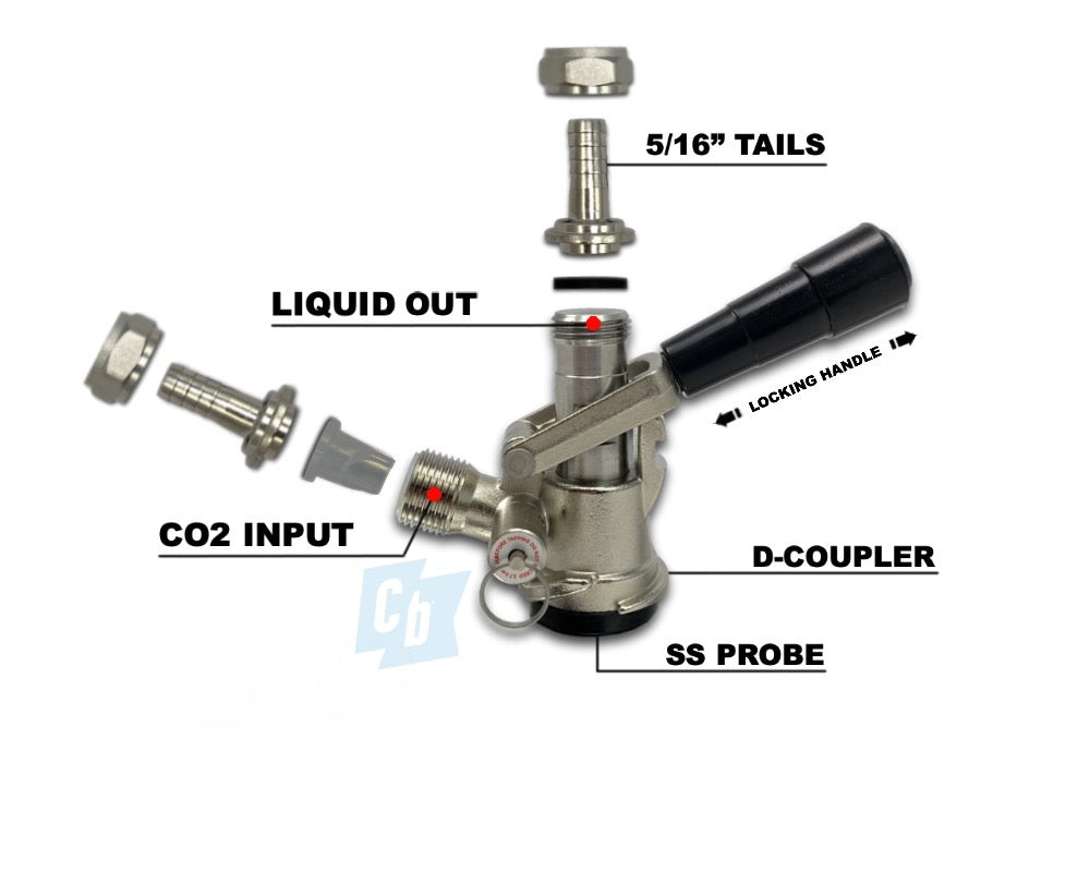4-Tap CO2 Dispensing Kit