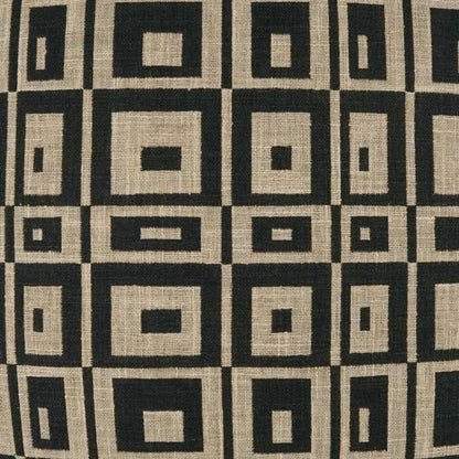Cubic Raven Black Throw Pillow With Insert