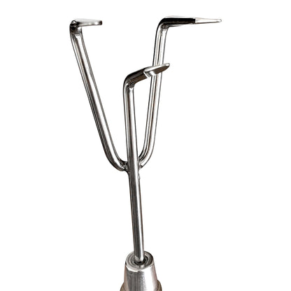 Stainless Steel Garden Cultivator (classic wood handle)