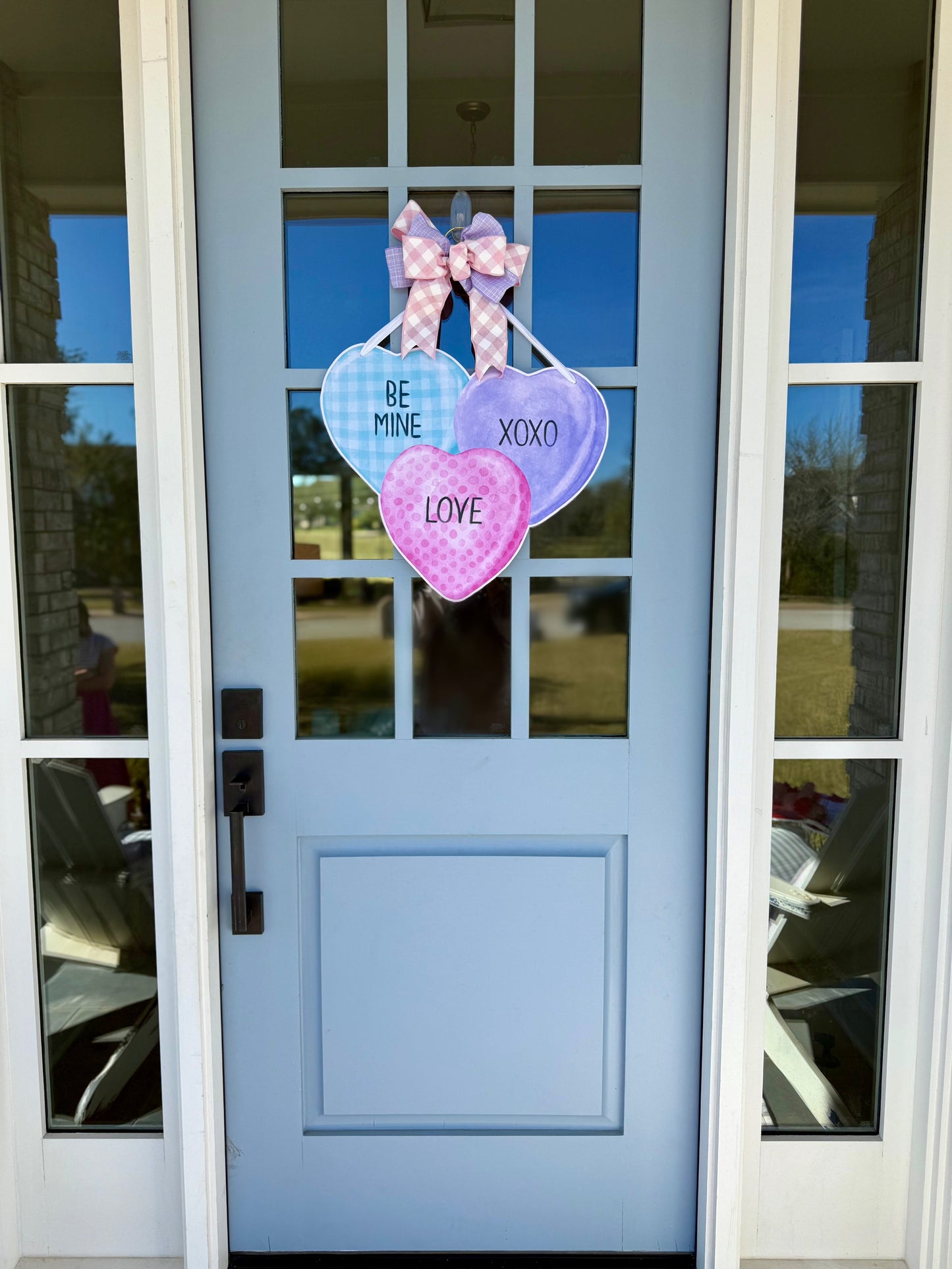 Conversations Hearts Trio Door Hanger