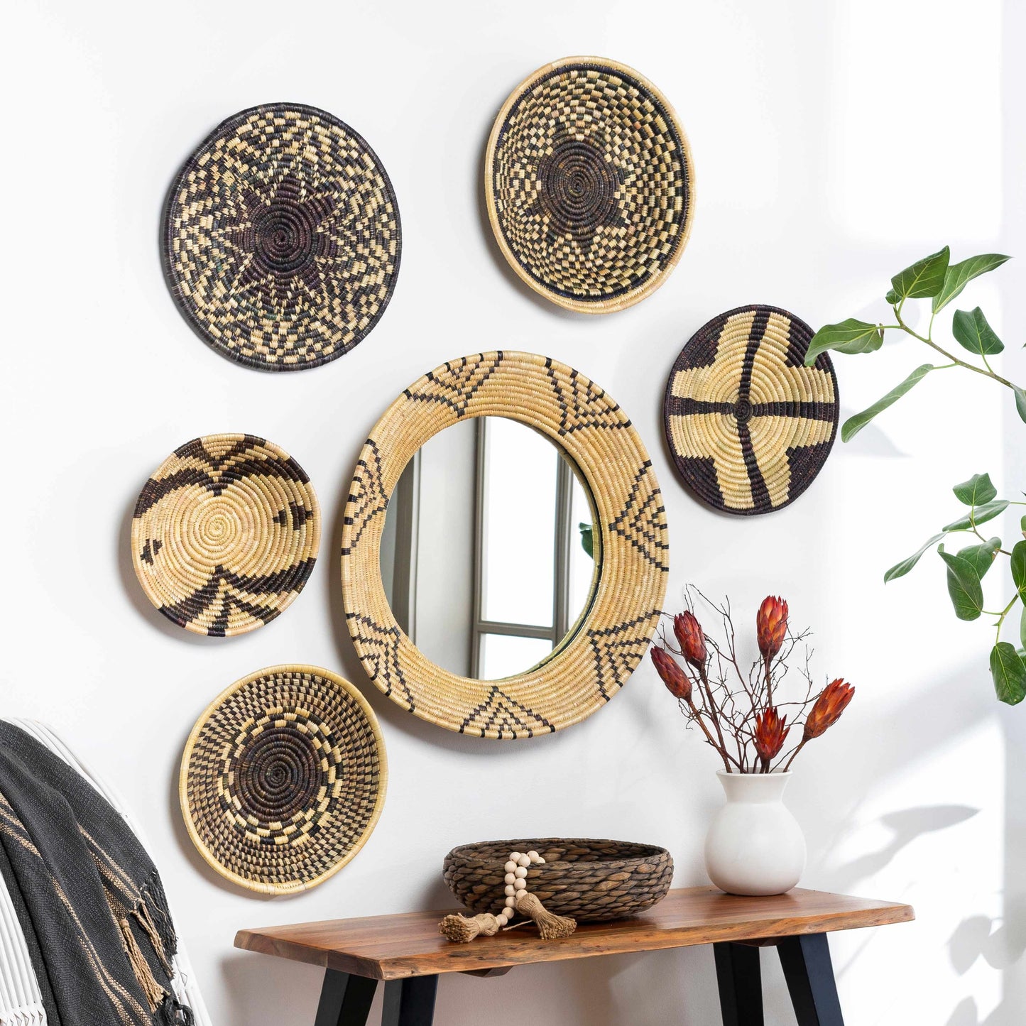 Athabasca Moonj Grass Woven Wall Decor