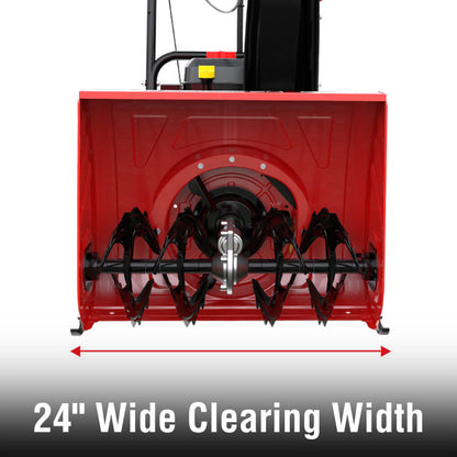 24'' 252cc Two Stage Self-Propelled Gas Snow Blower w/ Electric Start DB7109 (Web Exclusive)