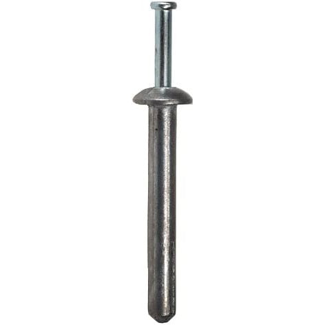 DEWALT 02804-PWR - 1/4" x 3" Zamac Nailin Hammer Drive Anchor, Mushroom Head (100/Box)