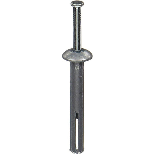 DEWALT 02820-PWR - 1/4" x 1-1/2" Zamac Nailin Hammer Drive Anchor, Mushroom Head (100/Box)