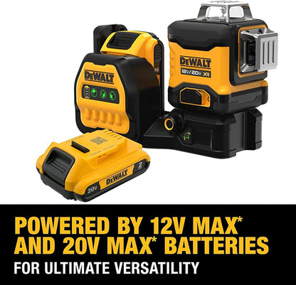 DEWALT DCLE34030G 20V MAX* 3 x 360 Green Laser