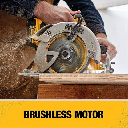 DEWALT DCS570P1 20V MAX* 7-1/4-Inch Cordless Circular Saw with Brake Kit