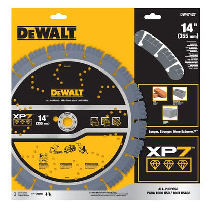DEWALT DW47427 XP7 All-Purpose Segmented Diamond Blades