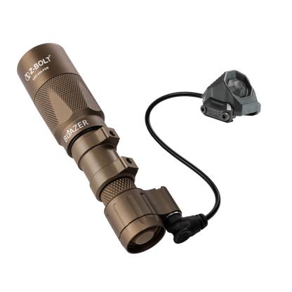 Dual Function Cable Port Tailcap for Z-BOLT®, Surefire, Modlite, & Arisaka "Scout" Compatible Lights & Light Bodies