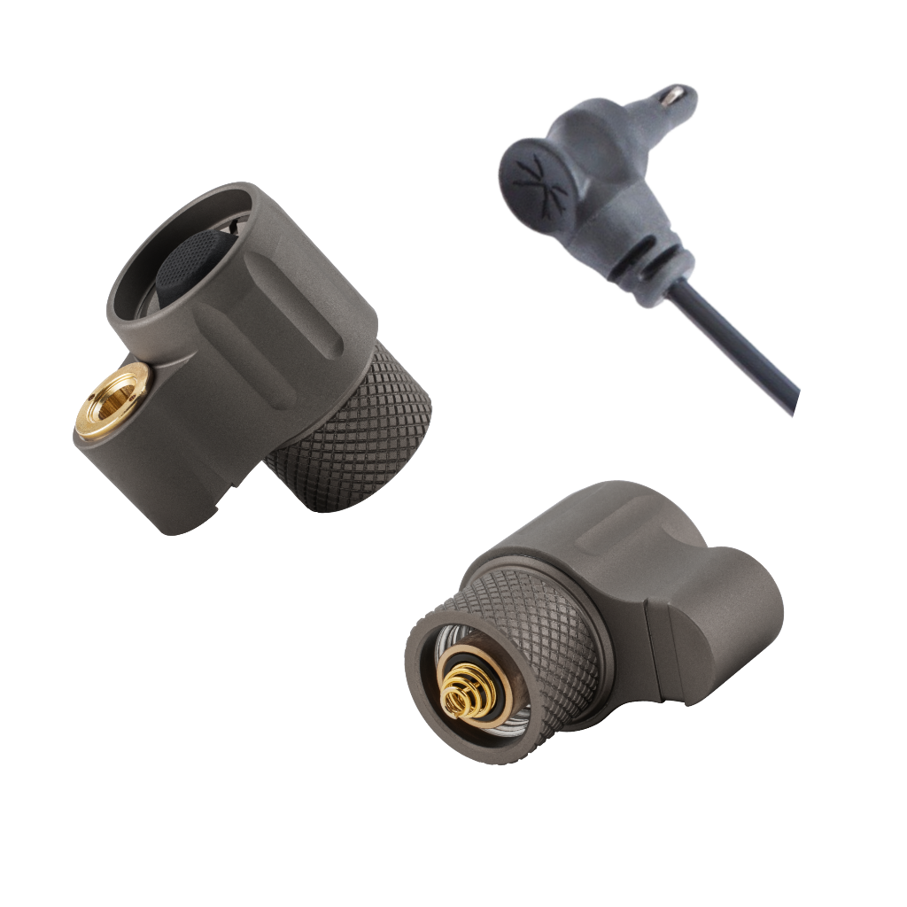 Dual Function Cable Port Tailcap for Z-BOLT®, Surefire, Modlite, & Arisaka "Scout" Compatible Lights & Light Bodies