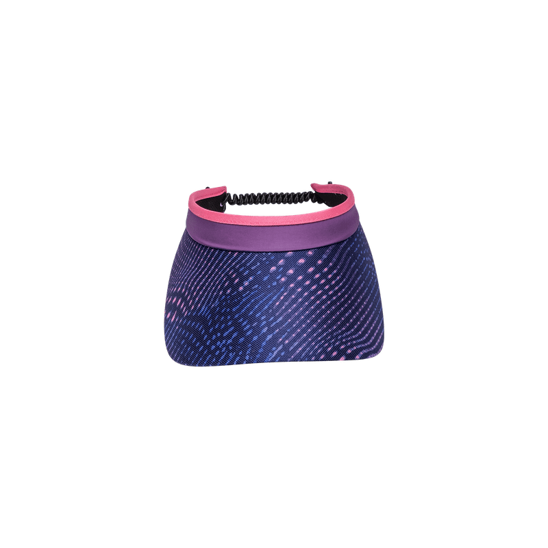 Digital Dusk Print And Solid Coil Visors