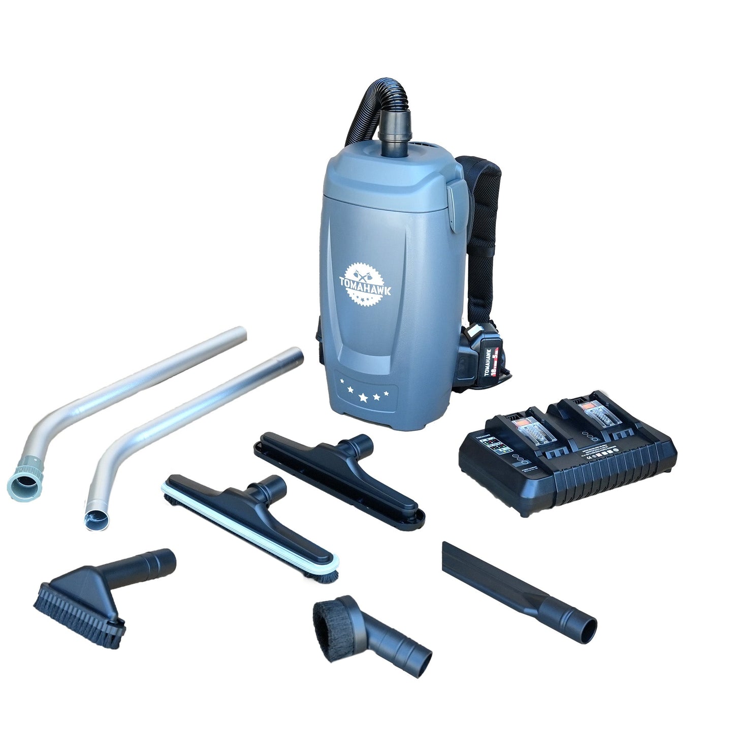PRE ORDER: 18V Battery Powered Backpack Vacuum 6L for Janitorial Cleaning – Lightweight Cordless Commercial Vacuum with Quiet Operation
