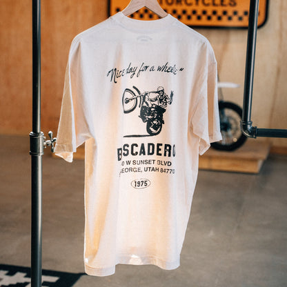'Nice Day' Heavyweight Tee - Ivory