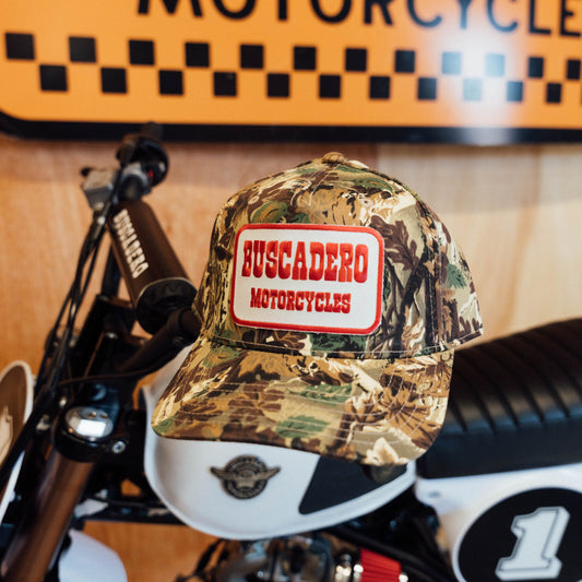 'Red Barrel' 5 Panel Mid Profile Mesh Trucker Hat - Camo
