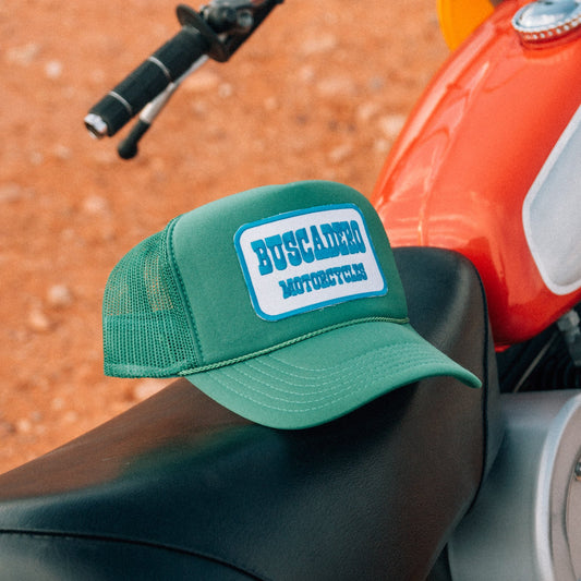'Blue Barrel’ Foam Trucker Hat - Green
