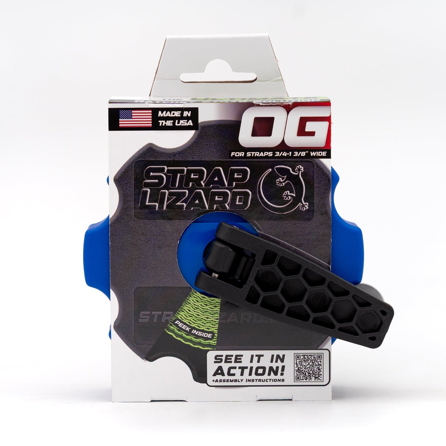 Strap Lizard OG Gift-Ready Retail Packaging (For Straps 3/4" up to 1-3/8" Wide)