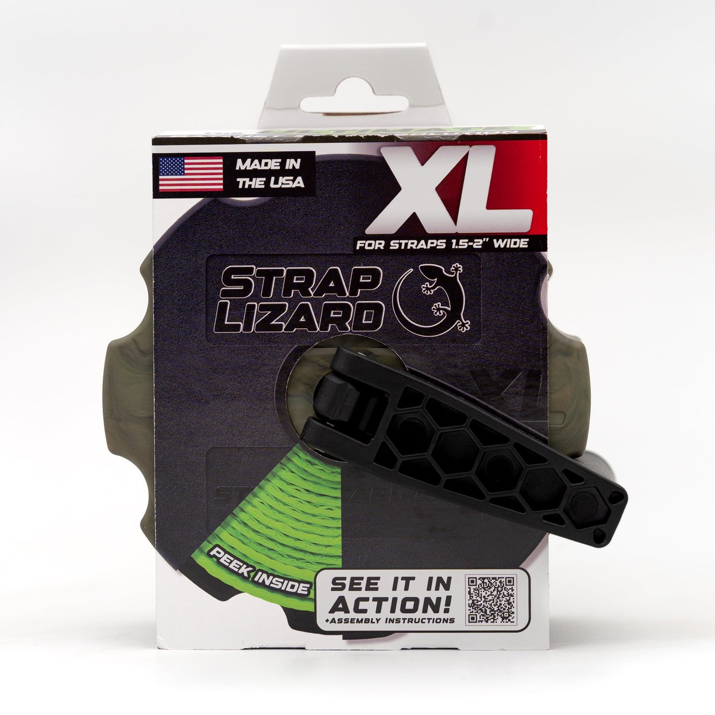 Strap Lizard XL Gift-Ready Retail Packaging (For Straps 1.5" up to 2" Wide)
