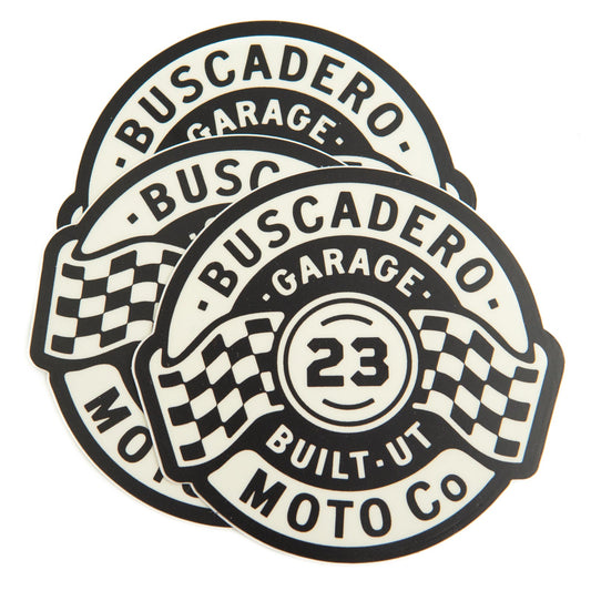 "Garage Built"  Sticker