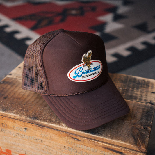 'Brew’ Foam Trucker Hat - Brown
