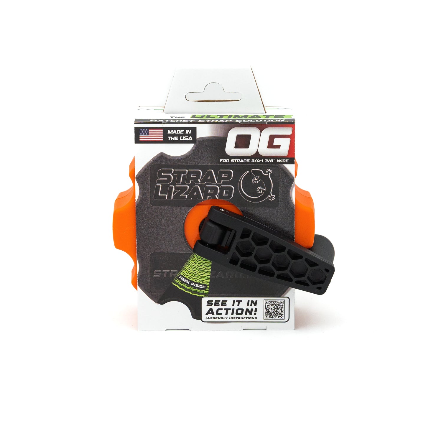 Strap Lizard OG Gift-Ready Retail Packaging (For Straps 3/4" up to 1-3/8" Wide)