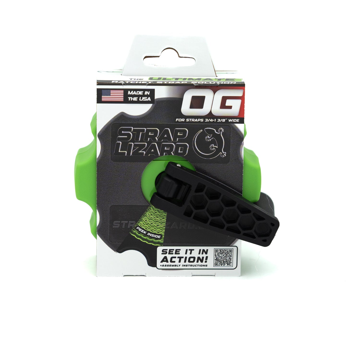 Strap Lizard OG Gift-Ready Retail Packaging (For Straps 3/4" up to 1-3/8" Wide)