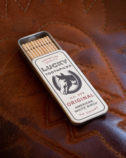 Lucky Toothpicks - Original White Birch (3 Pack Bundle)
