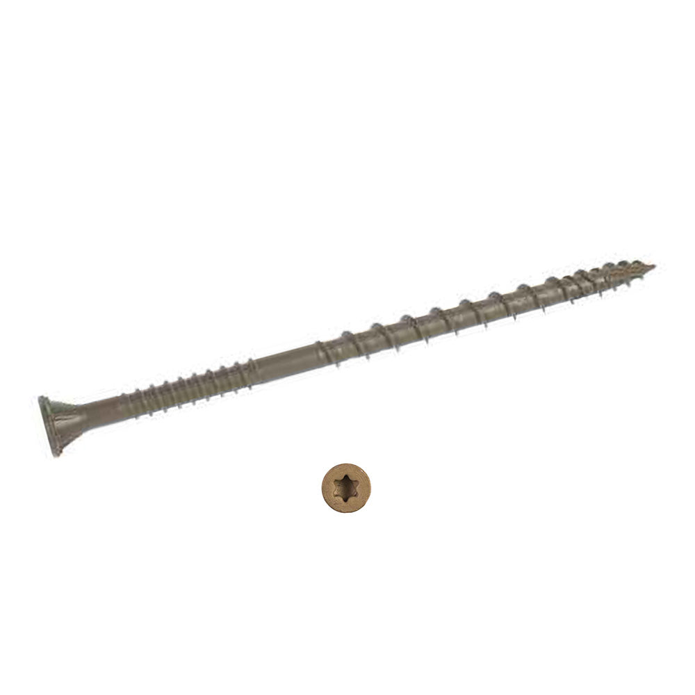 #10 x 2 Simpson Deck-Drive™ DSV WOOD Quik Guard® Coating Screw (T25 6-Lobe) Red - Box (1750)
