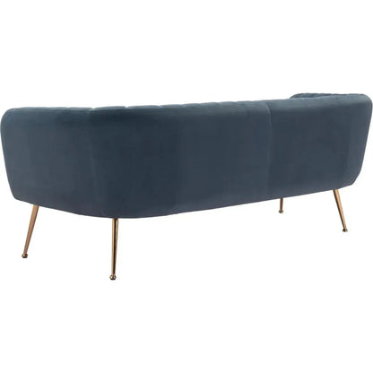 Deco Sofa Gray & Gold
