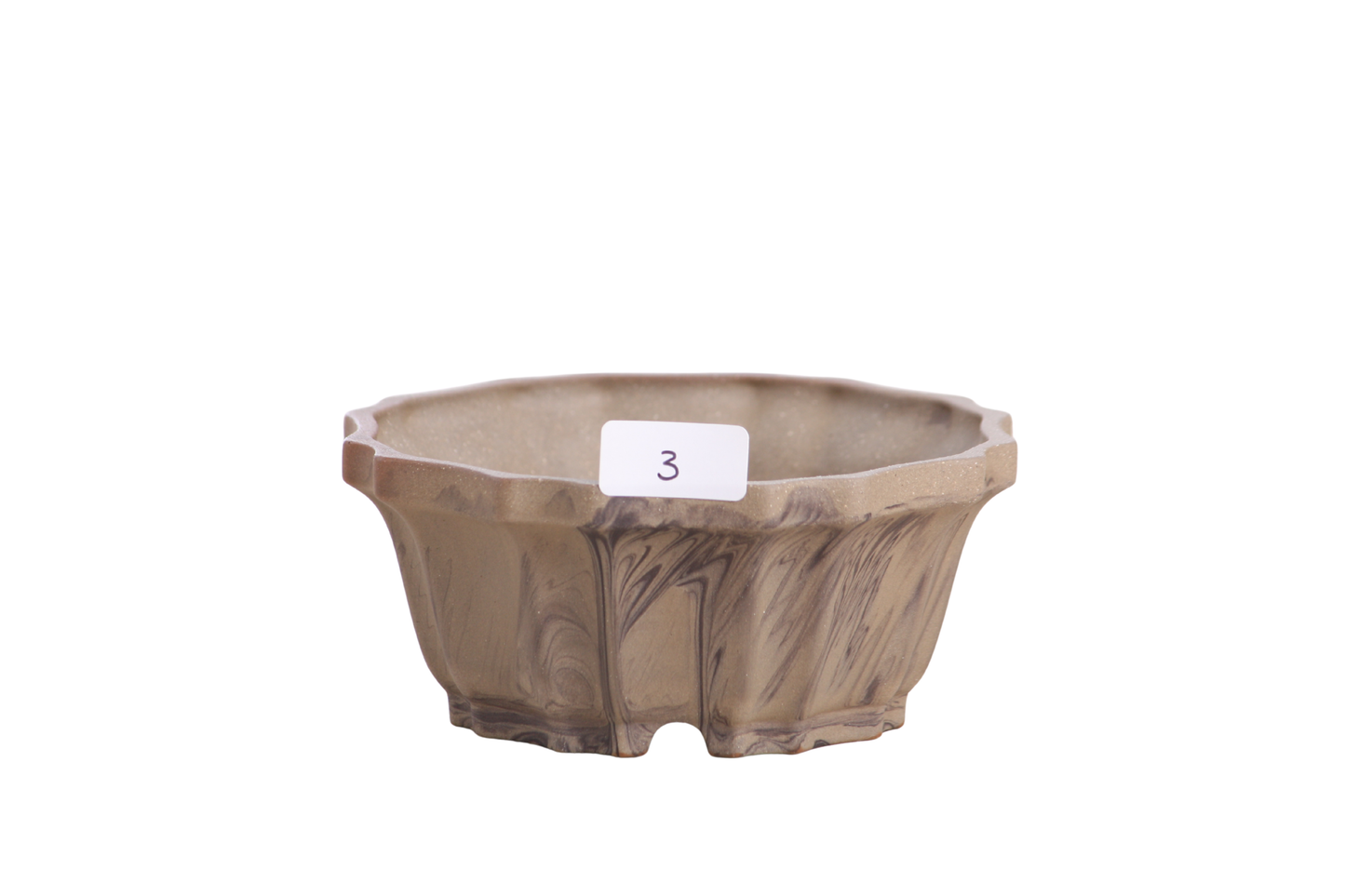 Willow Bonsai Ceramics Flower Design Bonsai Pot 4.5 Inch – Elegant Ceramic Bonsai & Succulent Planter, High‑Fired Frost‑Proof Stoneware with Drainage & Wiring Holes, Handmade in USA (Limited Edition 3)