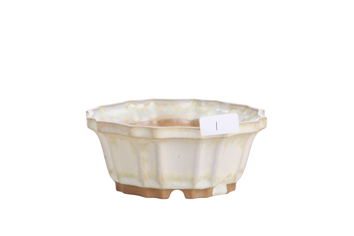 Willow Bonsai Ceramics Flower Design Bonsai Pot 4.5 Inch – Elegant Ceramic Bonsai & Succulent Planter, High‑Fired Frost‑Proof Stoneware with Drainage & Wiring Holes, Handmade in USA (Limited Edition 1)