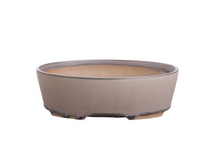Willow Bonsai Ceramics Oval A Bonsai Pot 8 Inch – Straight‑Sided Oval Ceramic Bonsai & Succulent Planter, High‑Fired Frost‑Proof Stoneware with Drainage & Wiring Holes, Handmade in USA (Ocean)