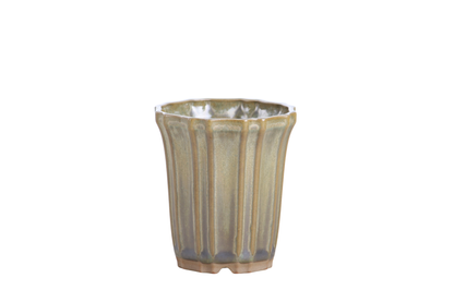 Willow Bonsai Ceramics Flower Design Cascade Bonsai Pot 3 Inch – Elegant Tall Ceramic Bonsai & Succulent Planter, High‑Fired Frost‑Proof Stoneware with Drainage & Wiring Holes, Handmade in USA (Copenhagen)