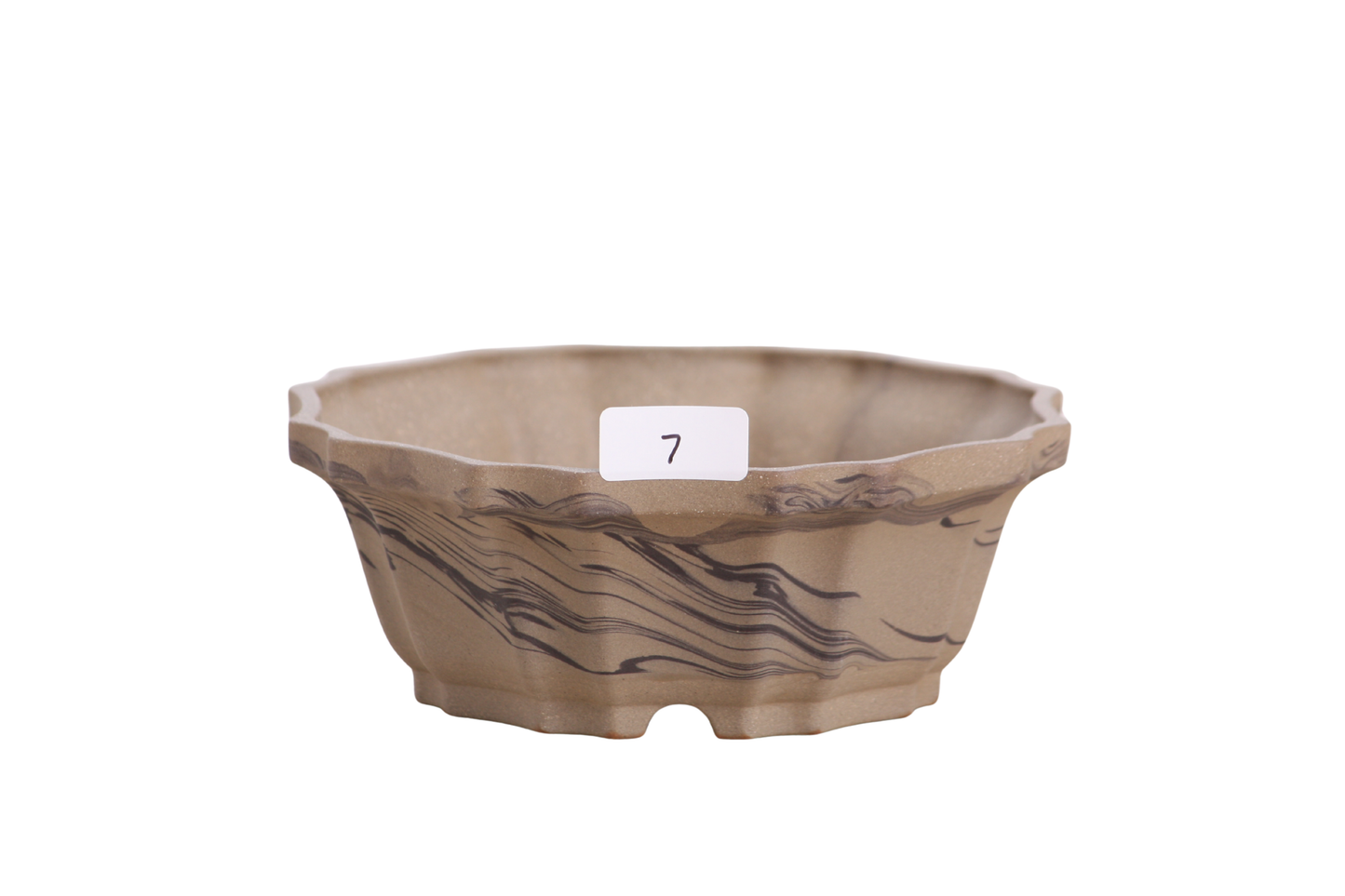 Willow Bonsai Ceramics Flower Design Bonsai Pot 5 Inch – Elegant Ceramic Bonsai & Succulent Planter, High‑Fired Frost‑Proof Stoneware with Drainage & Wiring Holes, Handmade in USA (Limited Edition 7)