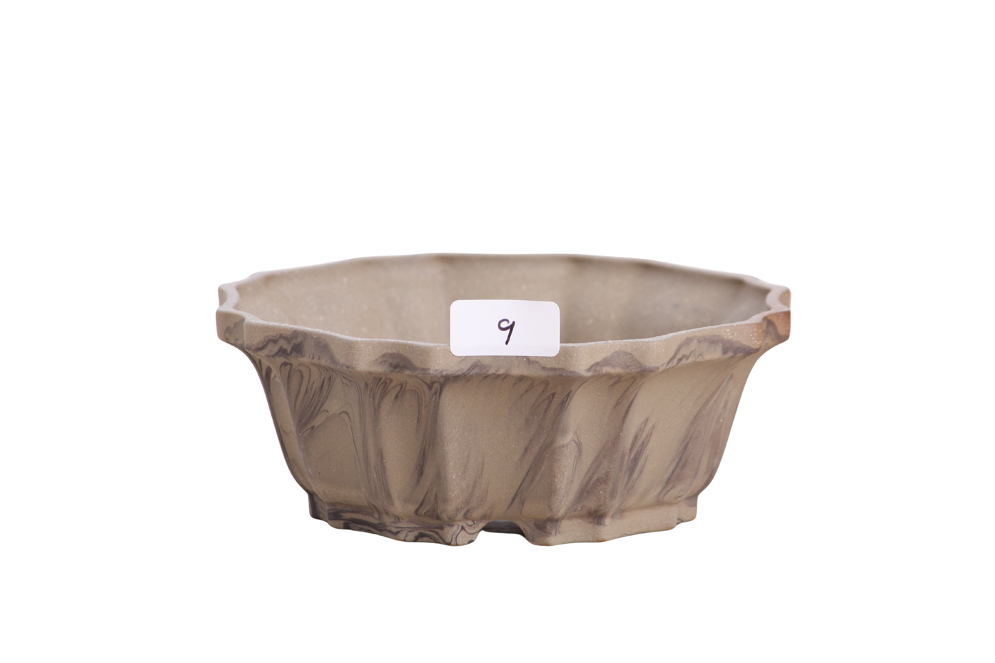 Willow Bonsai Ceramics Flower Design Bonsai Pot 5 Inch – Elegant Ceramic Bonsai & Succulent Planter, High‑Fired Frost‑Proof Stoneware with Drainage & Wiring Holes, Handmade in USA (Limited Edition 9)
