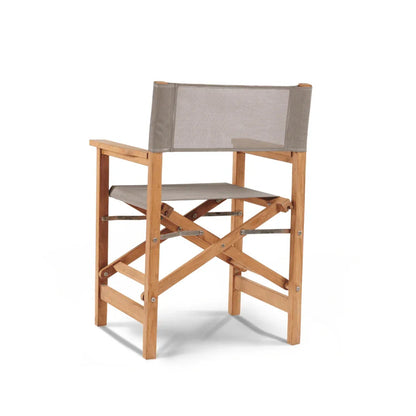 Del Ray Teak Patio Square Dining Set 5PC
