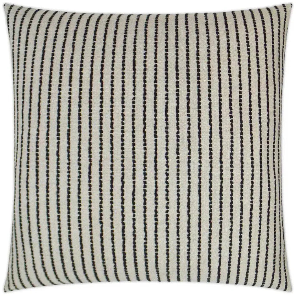 Demetria Black Throw Pillow With Insert