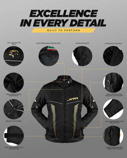Diana Women's Touring Motorcycle Jacket (Black)