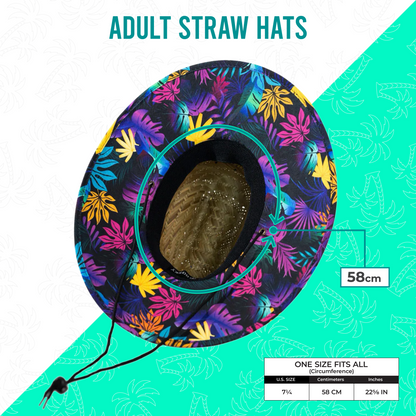 Neon Forest Straw Hat