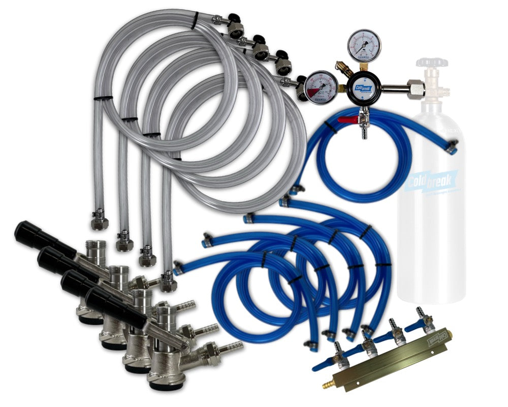 4-Tap CO2 Dispensing Kit