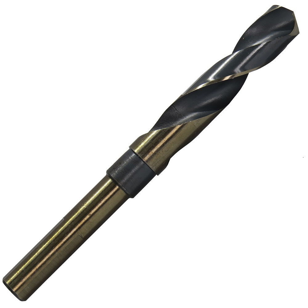 27/64" Reduced Shank HSS Black & Gold KFD Drill Bit, 3/8" Shank, KFDRSD3/8X27/64