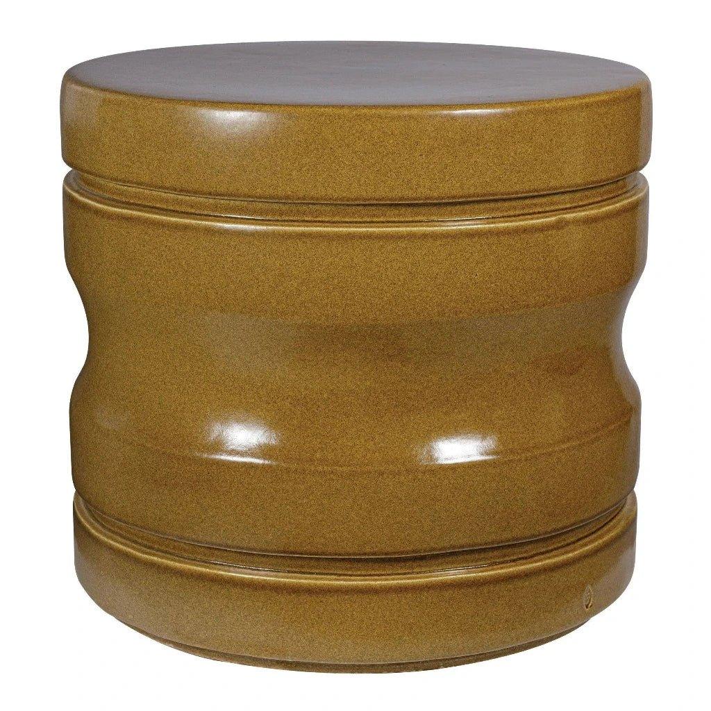 Dune Accent Table - Ceramic Outdoor End Table