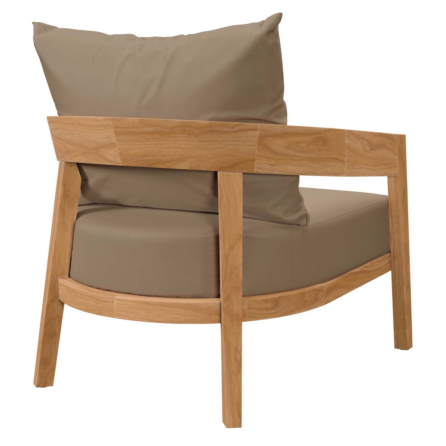 Brisbane Teak Outdoor Patio Set - Stylish 3-Piece Design by Modway
