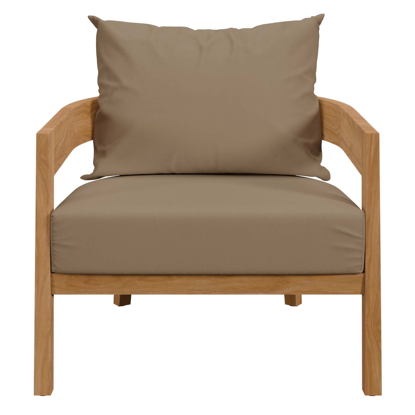 Brisbane Teak Outdoor Patio Set - Stylish 3-Piece Design by Modway